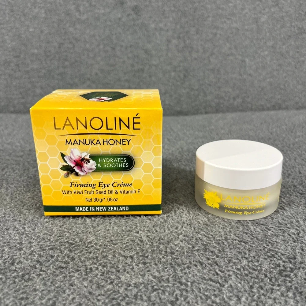 Lanoline Manuka Honey Firming Eye Cream Kiwi Seed Oil Vitamin E 1.05 oz